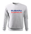 Mikina bez kapucňe SUBARU MOTORSPORTS USA, biela
