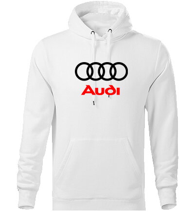Mikina klokanka AUDI logo