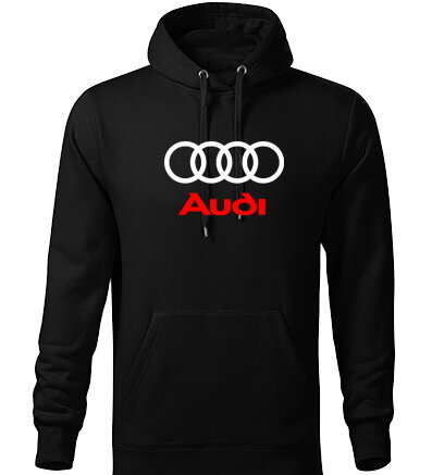 Mikina klokanka AUDI logo