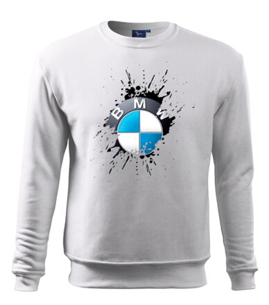 Mikina bez kapucňe BMW fľak