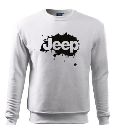 Mikina bez kapucňe JEEP fľak