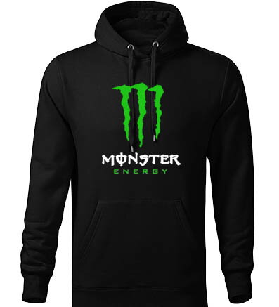 Mikina klokanka MONSTER energy