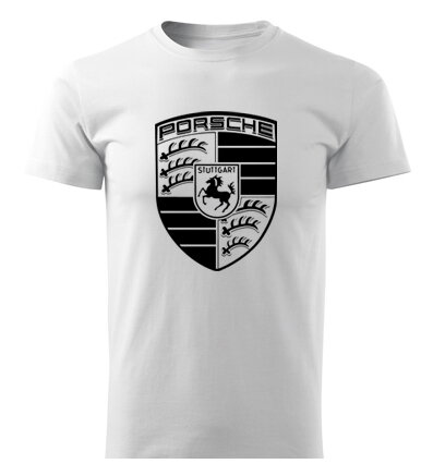 Tričko PORSCHE 2, biele