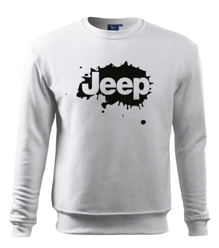 Mikina bez kapucňe JEEP fľak