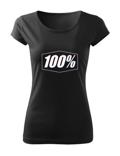 Dámske tričko 100% logo