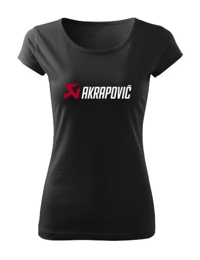 Dámske tričko AKRAPOVIČ