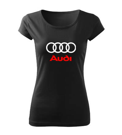 Dámske tričko AUDI logo