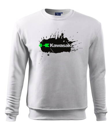 Mikina bez kapucňe KAWASAKI fľak