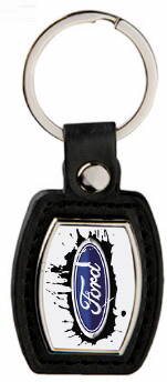 Kožená kľúčenka FORD fľak