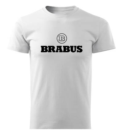 Tričko BRABUS, biele