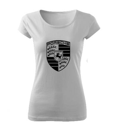 Dámske tričko PORSCHE 2, biele