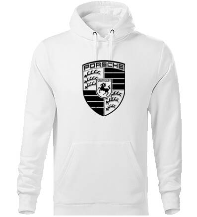 Mikina klokanka PORSCHE 2, biela