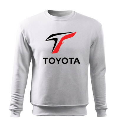 Mikina bez kapucňe TOYOTA sport, biela